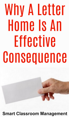 Smart Classroom Management: Why A Letter Home Is An Effective Consequence