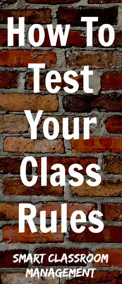 Smart Classroom Management: How To Test Your Class Rules