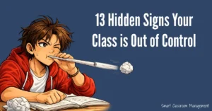 13 Hidden Signs Your Class Is Out Of Control Smart Classroom Management